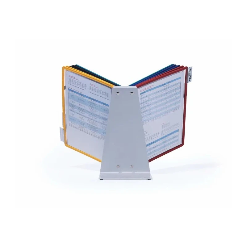 Durable Desktop Document Holder Polypropylene 10-Pocket A4 Size 5570-00
