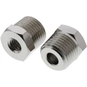 SMC MS Series Pneumatic Fitting 0.125in Push-In Male M5 Stainless Steel MS-5B