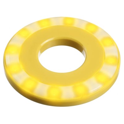 APEM Yellow LED Panel Mount Indicator 22.2 mm, Lead Wire Termination, IP67, 24V dc QH22L57YC