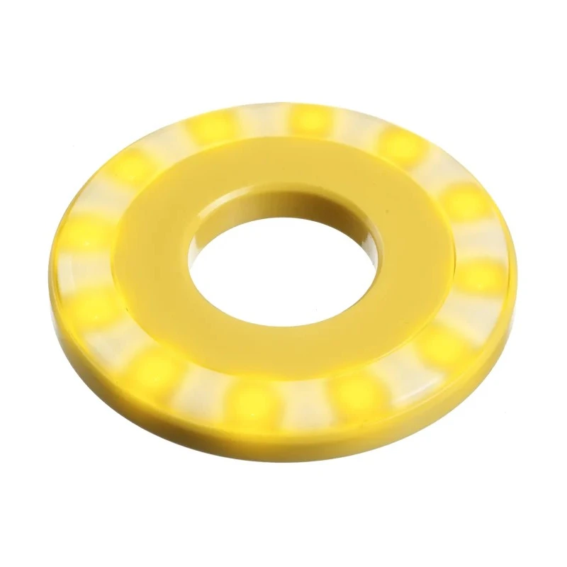 APEM Yellow LED Panel Mount Indicator 22.2 mm, Lead Wire Termination, IP67, 24V dc QH22L57YC