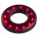 APEM Red LED Panel Mount Indicator QH Series, 16.1 mm Mount Hole, Lead Wire Termination, IP67, 24V DC QH16028RC