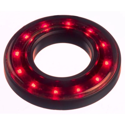 APEM Red LED Panel Mount Indicator QH Series, 16.1 mm Mount Hole, Lead Wire Termination, IP67, 24V DC QH16028RC