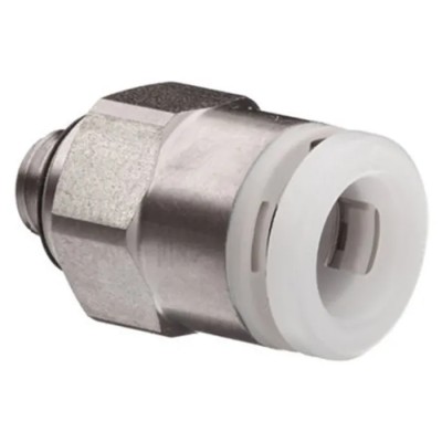 SMC KG Series Pneumatic Fitting 4mm Push-in Male Connector 1/8 in R Thread KGH04-01S