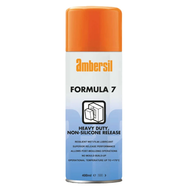 Ambersil Silicone Mould Release Agent 400 ml Aerosol Rubber, Plastic 170°C 31539-AB