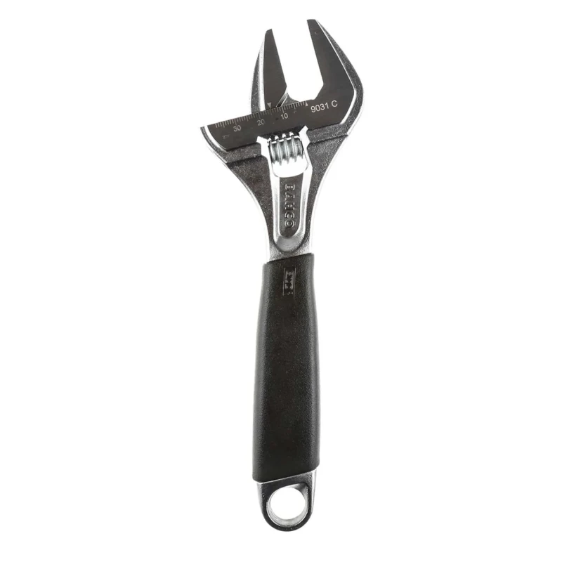 Bahco Adjustable Spanner Wrench 38 mm Jaw Capacity, 218mm Overall Length, Plastic Handle 9031 C
