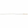 RS PRO White Hook Up Wire 115/0.15 mm Core Strands, 30 m Length, 600V, Flame Retardant PVC Jacket 122-5882