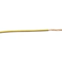 RS PRO Yellow Hook Up Wire, 115/0.15 mm Core Strands, 30 m Length, Polyvinyl Chloride Jacket, 600V, Flame Retardant 122-5883