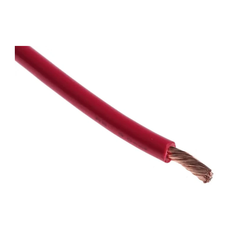 RS PRO Red Hook Up Wire, 175 x 0.15 mm Core Strands, 30 m Length, Polyvinyl Chloride Jacket, Flame Retardant, 600 V 122-5889