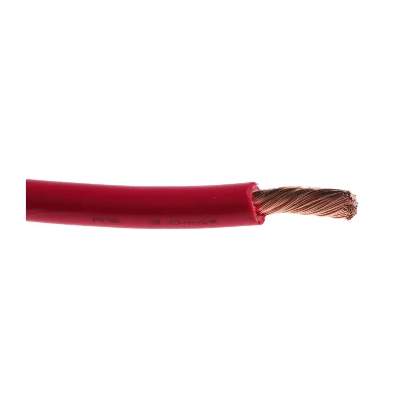 RS PRO Red Hook Up Wire, 175 x 0.15 mm Core Strands, 30 m Length, Polyvinyl Chloride Jacket, Flame Retardant, 600 V 122-5889