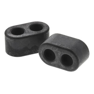 Fair-Rite Multi Aperture Ferrite Sleeve Diameter 3.8 mm, Apertures 2 x 13.3 mm & 7.5 mm for Suppression Components 2861001502