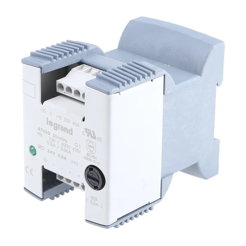 Legrand Linear DIN Rail Power Supply 400V AC Input, 24V DC Output, 500 mA, 12W 0 470 20