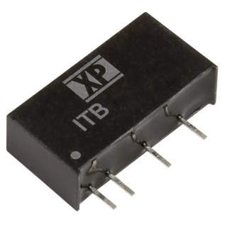 XP Power Isolated DC/DC Converter 5V DC Output 200mA 4.5-5.5V Input 1W Through Hole SIP Package ITB0505S