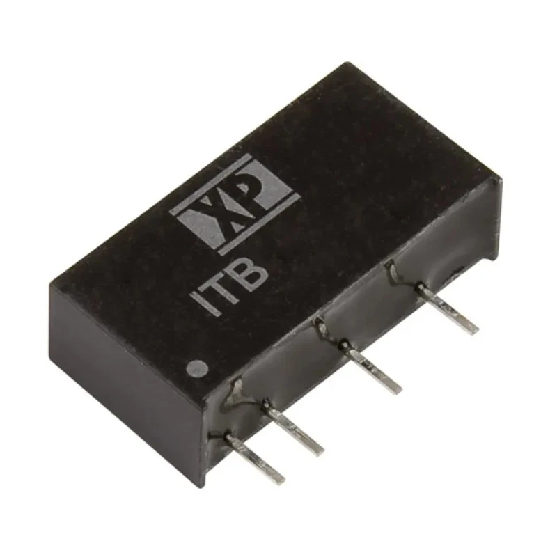 XP Power Isolated DC/DC Converter 5V DC Output 200mA 4.5-5.5V Input 1W Through Hole SIP Package ITB0505S