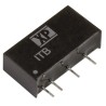 XP Power Isolated DC/DC Converter 5V DC Output 200mA 4.5-5.5V Input 1W Through Hole SIP Package ITB0505S