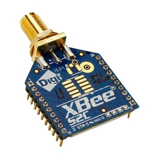 Digi International Xbee ZigBee Module Wireless Connectivity 2.4GHz 8 dBm Output, UART SPI Interface XB24CZ7SIT-004