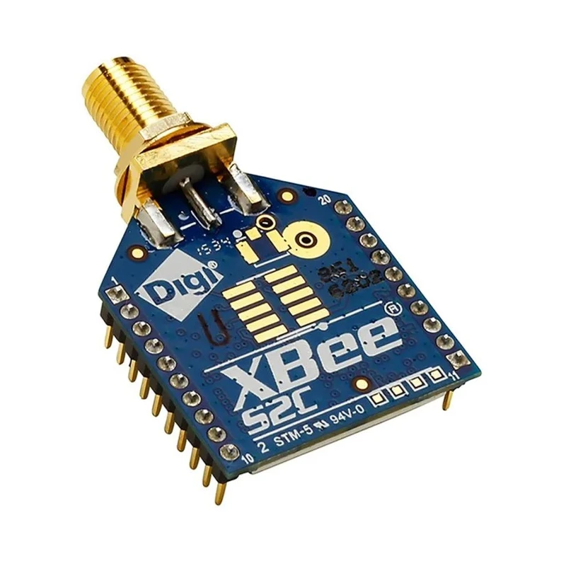 Digi International Xbee ZigBee Module Wireless Connectivity 2.4GHz 8 dBm Output, UART SPI Interface XB24CZ7SIT-004