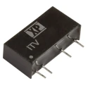 XP Power DC/DC Converter 15V DC Output 66mA 5.5V - 4.5V Input 1W Through Hole SIP Package ITV0515SA