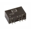XP Power DC-DC Converter 12V DC Output, 83mA, 9V/4.5V Input, 1W Power, Through Hole SIP Package, 105°C Max ITW0512SA