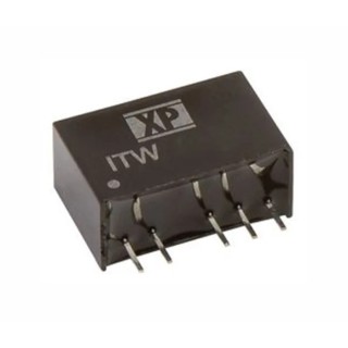 XP Power DC-DC Converter 12V DC Output, 83mA, 9V/4.5V Input, 1W Power, Through Hole SIP Package, 105°C Max ITW0512SA