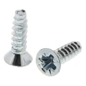 RS PRO Bright Zinc Steel Countersunk Head Self-Tapping Screw 13mm Thread Size 6 482-7506