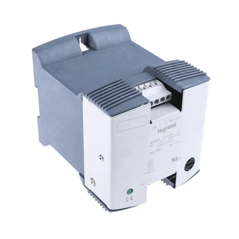 Legrand DIN Rail Linear Power Supply 400V AC Input 24V DC, 5A Output, 120W 0 470 23