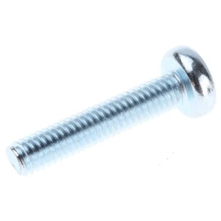 RS PRO Torx Pan Steel Machine Screw M4 Thread 20mm Length Passivated Zinc Plated 482-7966