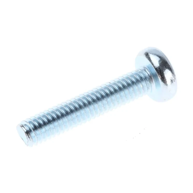 RS PRO Torx Pan Steel Machine Screw M4 Thread 20mm Length Passivated Zinc Plated 482-7966