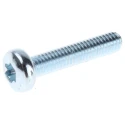 RS PRO Torx Pan Steel Machine Screw M4 Thread 20mm Length Passivated Zinc Plated 482-7966