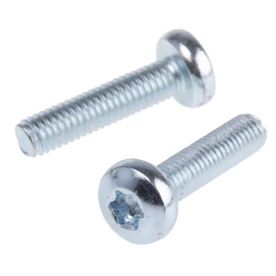 RS PRO Torx Pan Steel Machine Screw 25 mm M6 482-8032