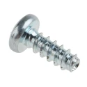 RS PRO Bright Zinc Steel Pan Head Self-Tapping Screw 9 mm Thread Size 6 482-8076