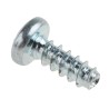 RS PRO Bright Zinc Steel Pan Head Self-Tapping Screw 9 mm Thread Size 6 482-8076