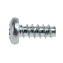 RS PRO Bright Zinc Steel Pan Head Self-Tapping Screw 9 mm Thread Size 6 482-8076