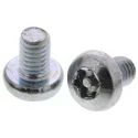 RS PRO Tamper Proof Security Screw M4 x 6 mm Bright Zinc Steel Pan Head Pin Hex Recess 482-8313