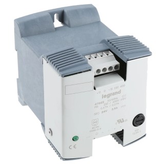 Legrand Linear DIN Rail Power Supply 400V AC Input 24V DC, 2.5A Output DC 60W 0 470 22