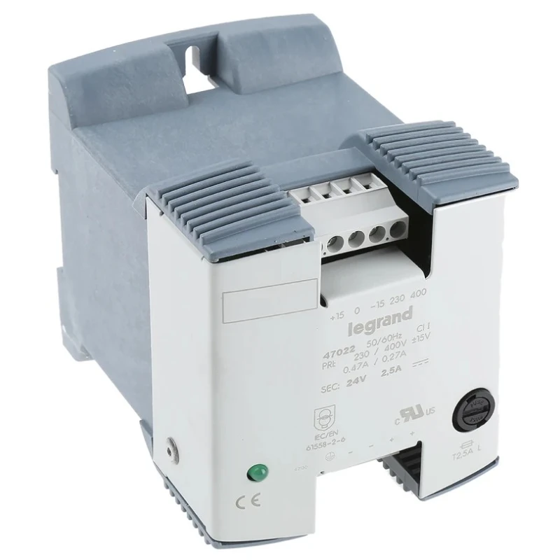 Legrand Linear DIN Rail Power Supply 400V AC Input 24V DC, 2.5A Output DC 60W 0 470 22