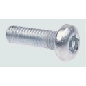 RS PRO Bright Zinc Steel Pan Tamper Proof Security Screw M4 x 12 mm 482-8329