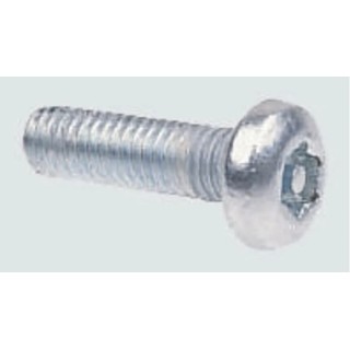 RS PRO Bright Zinc Steel Pan Tamper Proof Security Screw M4 x 12 mm 482-8329