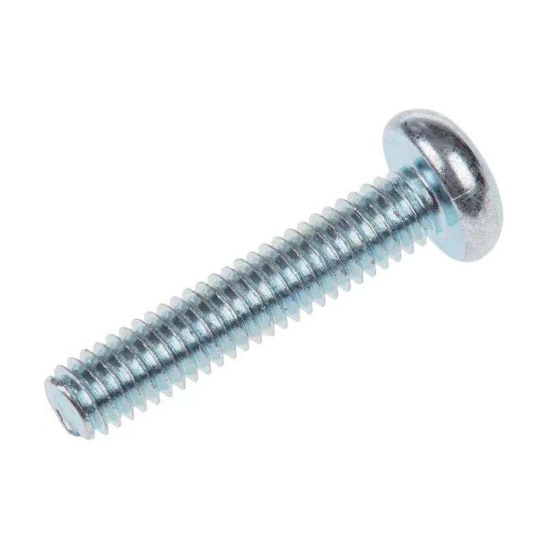 RS PRO Tamper Proof Bright Zinc Steel Pan Head Security Screw M4 x 20 mm 482-8335