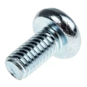 RS PRO Bright Zinc Steel Pan Tamper Proof Security Screw M6 x 12 mm 482-8385