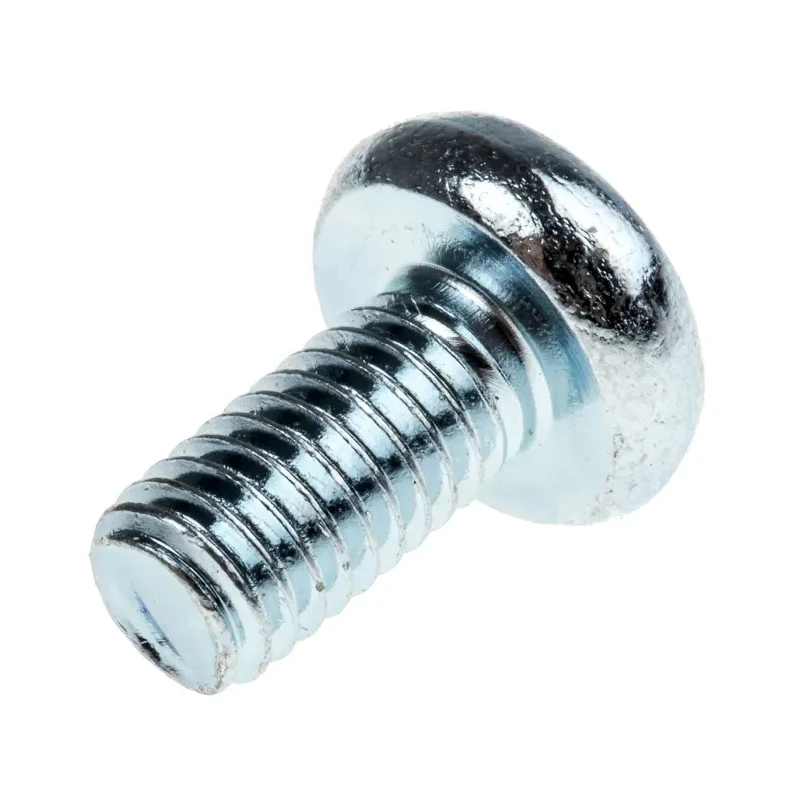 RS PRO Bright Zinc Steel Pan Tamper Proof Security Screw M6 x 12 mm 482-8385