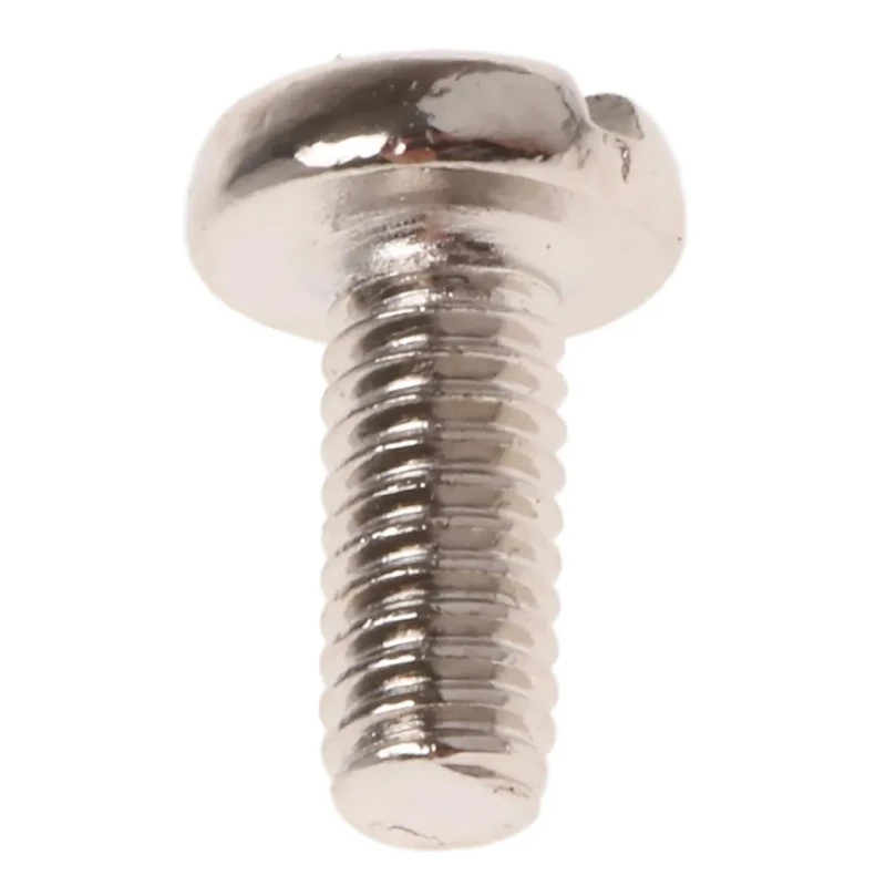 RS PRO Nickel Plated Brass Slot Pan Head Machine Screw M2.5 Thread, 6 mm Length 482-8464