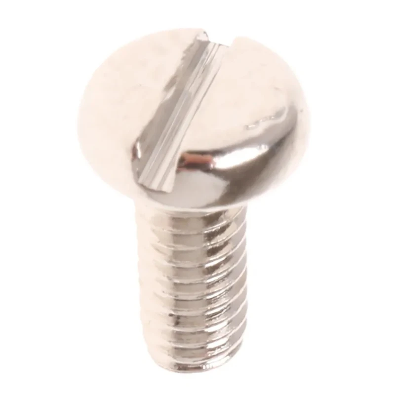 RS PRO Nickel Plated Brass Slot Pan Head Machine Screw M2.5 Thread, 6 mm Length 482-8464