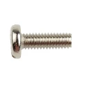 RS PRO Slot Pan Brass Machine Screw Nickel Plated 12 mm M4 482-8650