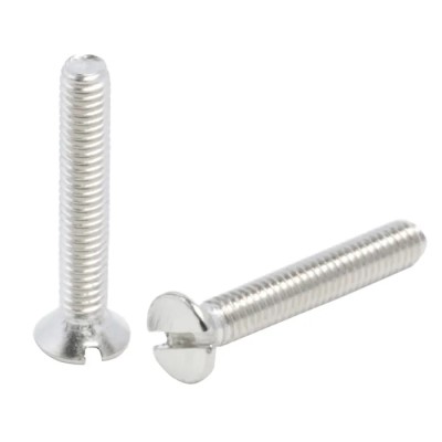RS PRO Slot Countersunk Brass Machine Screw Nickel Plated 16 mm M2.5 482-9164