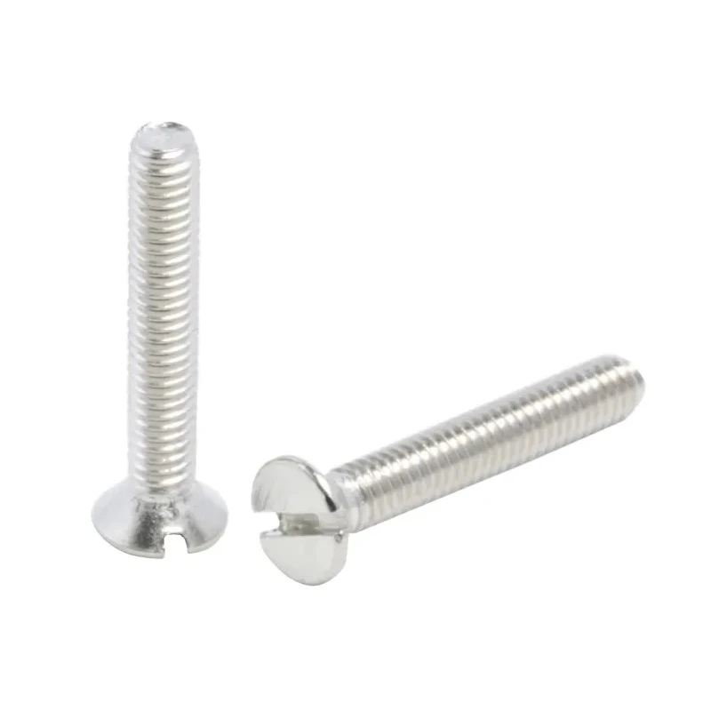 RS PRO Slot Countersunk Brass Machine Screw Nickel Plated 16 mm M2.5 482-9164