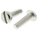 RS PRO Nickel Plated Brass Slot Pan Head Machine Screw M6 20mm 482-8830