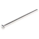 RS PRO Slot Raised (Countersunk) Nickel Plated Brass Machine Screw M3.5 60 mm 482-9625