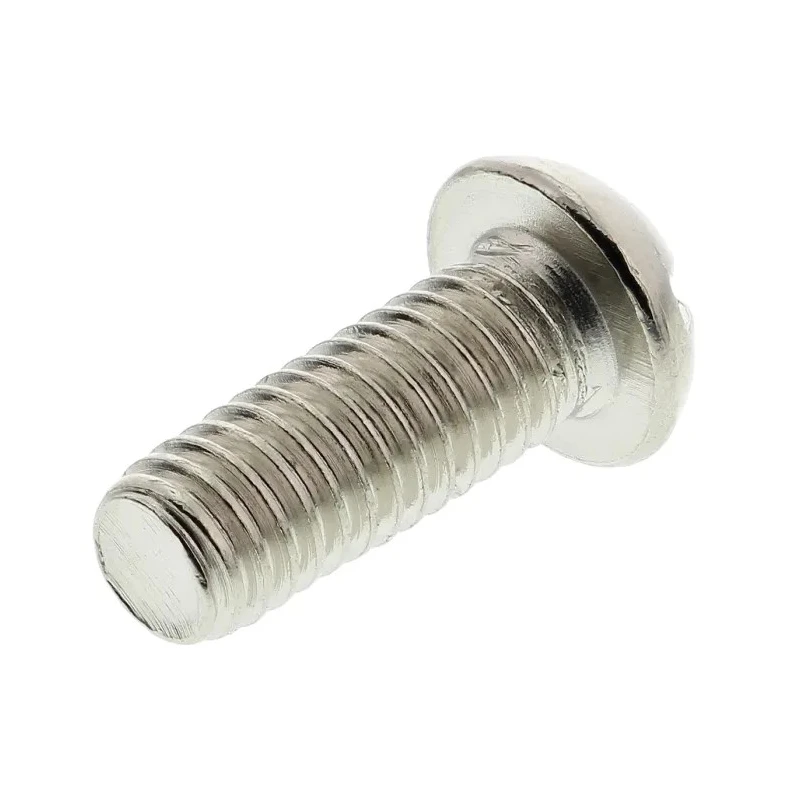 RS PRO Slot Round Brass Machine Screw Nickel Plated 31.40in 2BA 482-9029