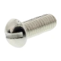 RS PRO Slot Round Brass Machine Screw Nickel Plated 31.40in 2BA 482-9029
