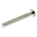 RS PRO Slot Countersunk Nickel Plated Brass Machine Screw M4 30 mm 482-9322